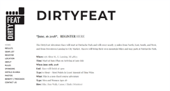 Desktop Screenshot of dirtyfeat.org